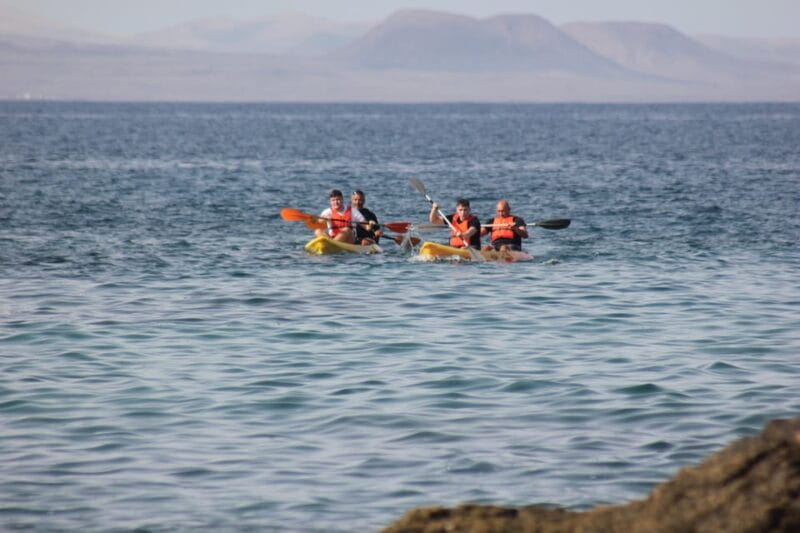 Kayak Experience in Playa Blanca - The Main Event: An Hour of Paddling in Playa Blanca