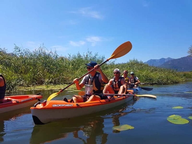 Kayak Guided Tour Skadar lake - Adventure in National park - The Perfect Middle Break: Pelinovo Beach
