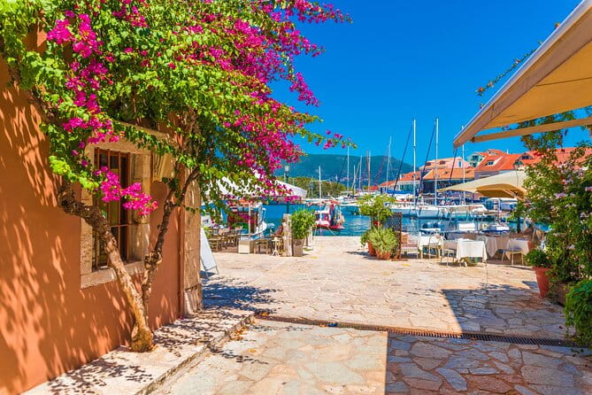 Kefalonia Island Bus Tour- Wine Tasting, Melissani & Fiscardo - Key Points