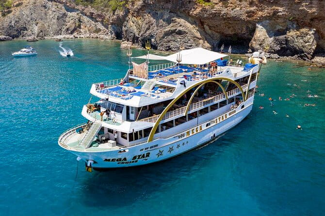 Kemer Mega Star Boat Trip With Hotel Transfer and Lunch - FAQ
