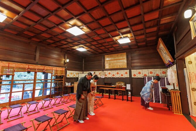 Kimono Photo Session Experience Japanese Culture Inside a Shrine - Captivating Shrine Backdrop