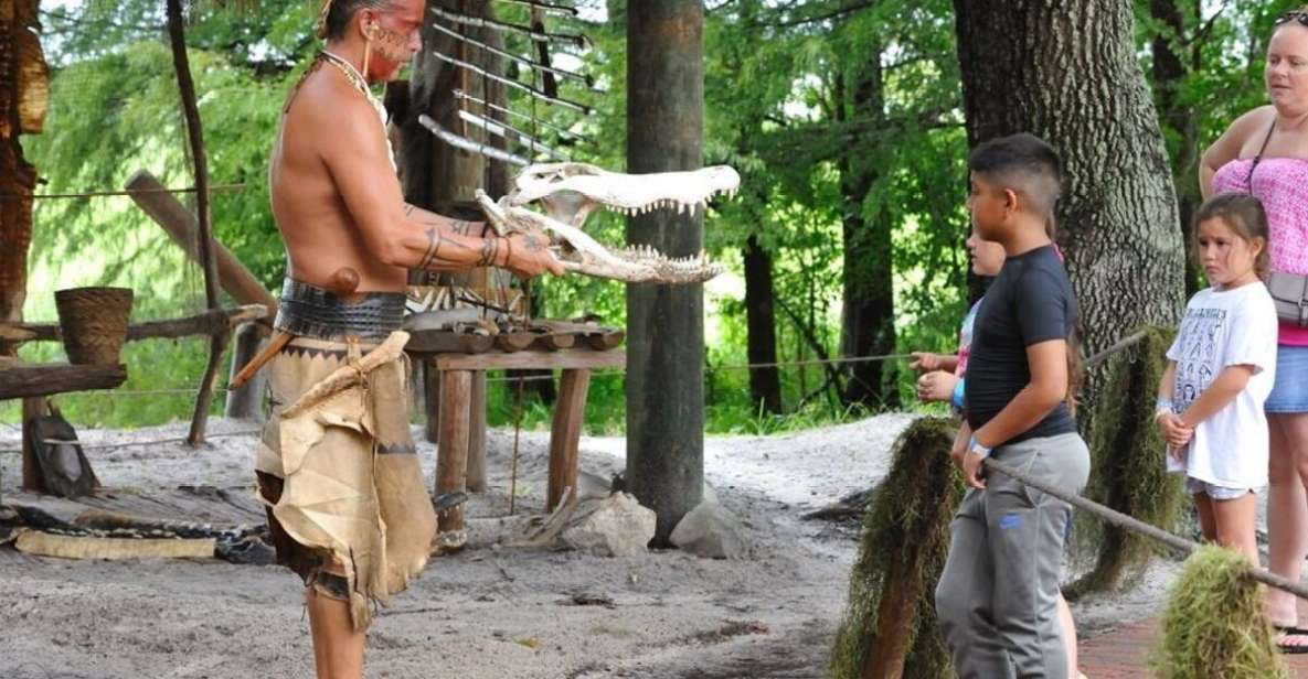 Kissimmee: Jororo Native Village Alligator History Show - Key Points