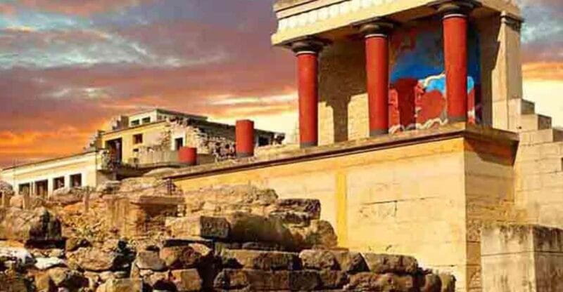 Knossos Palace guided tour - Heraklion City tour + market - The Village of Patsides and Cretan Farm Experience