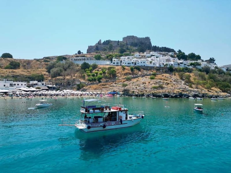 Kolymbia: Day Cruise to Lindos with 2 swimming stops - Exploring Lindos: The Heart of the Experience