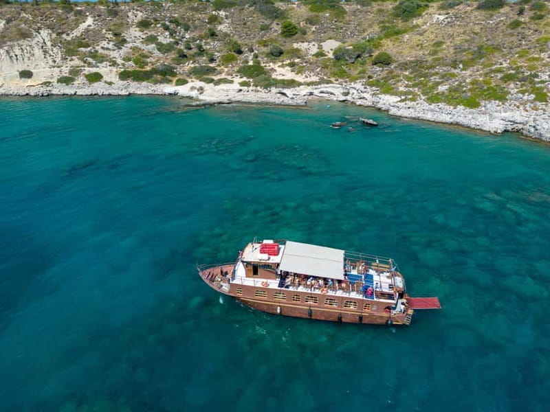 Kolympia : Transfer & Cruise to Lindos with 3 Swimming Stops - FAQs