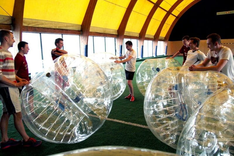 Krakow: 1-hour Bubble Football Game - Key points / Takeaways