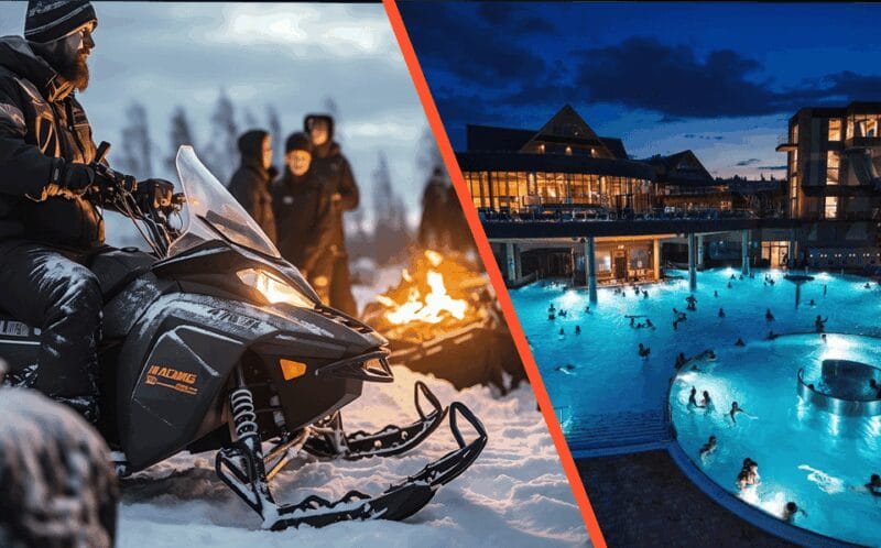 Krakow: Snowmobile Ride with Thermal Pools and Hotel Pickup - A Day of Mountain Adventure and Relaxation Near Krakow