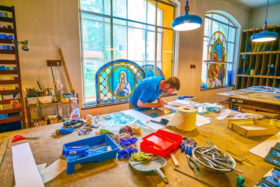 Kraków: Stained Glass Museum - Private Tour - Visiting the Stained Glass Workshop
