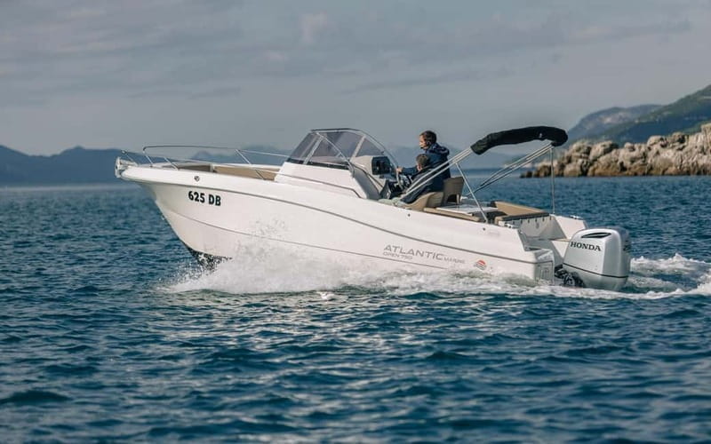 Krk: Rent a Boat Atlantic 750 open - Key points / Takeaways