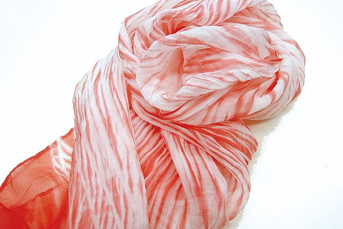 Kyo-arashi Shibori Scarf Class - Personalized Instruction and Guidance