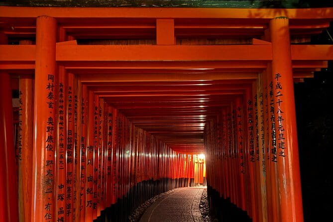Kyoto Fushimi-Inari Night Walking Tour - Capturing the Essence of Kyotos Nightscape