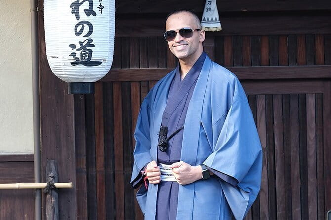 Kyoto Kimono Rental CHAMATSU Mens Plan Kimono and Yukata Rental - Key Points