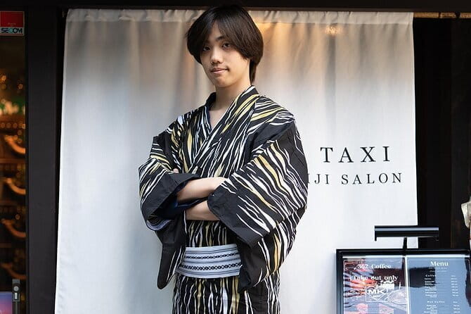 Kyoto Kimono Rental CHAMATSU Mens Plan Kimono and Yukata Rental - Meeting Point and Return Details