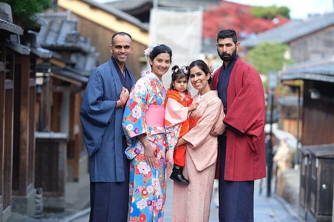 Kyoto Kimono Rental Mimosa for Families - Rental Package Details