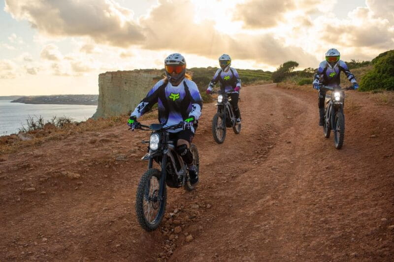 Lagos, Algarve: Adventure Tours on Surron Electric Dirtbikes - Midpoint Break and Local Flavor