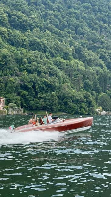 Lake Como 1 hour Luxury Private Wooden Boat Tour with driver - The Sum Up