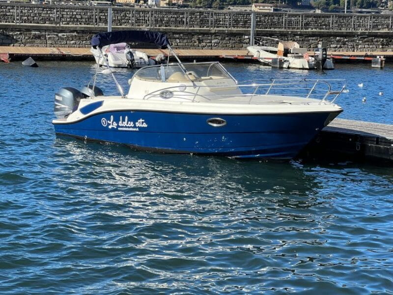 Lake Como: Dreamer Private Tour 1 hour Eolo boat - The Boat: Comfort, Power, and Style on the Water