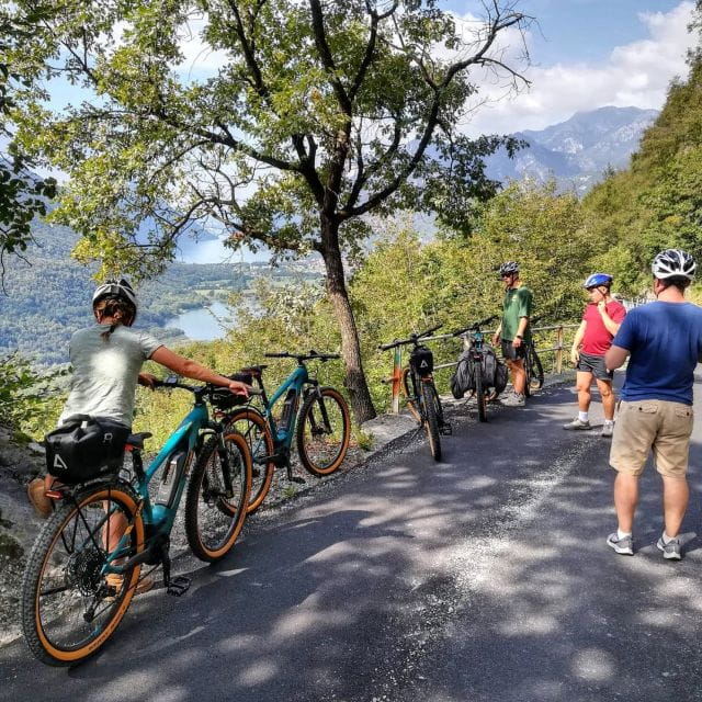 Lake Como to Lake Lugano: E-Bike Three Panoramic Lakes - Riding Along the Old Railway Line and Nature Reserves