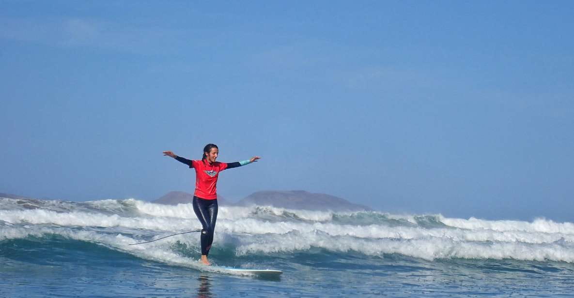 Lanzarote: Longboard Surf Lesson on Famara Beach for All Levels - Included Materials