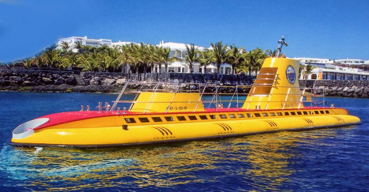Lanzarote: Real Submarine Dive With Hotel Pickup - Pricing and Reservations