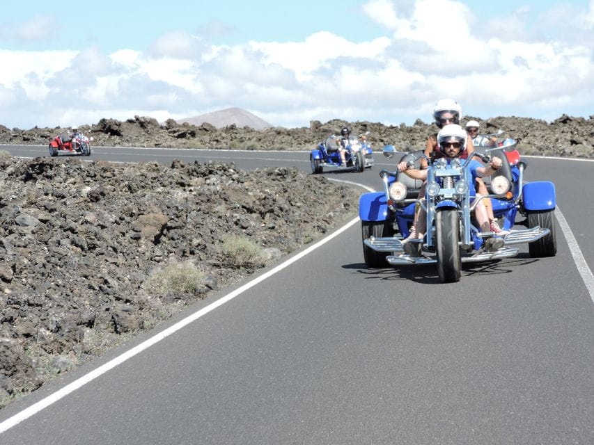 Lanzarote: Three Wheeler Trike Tour for Three People - Motorcycle Adventure