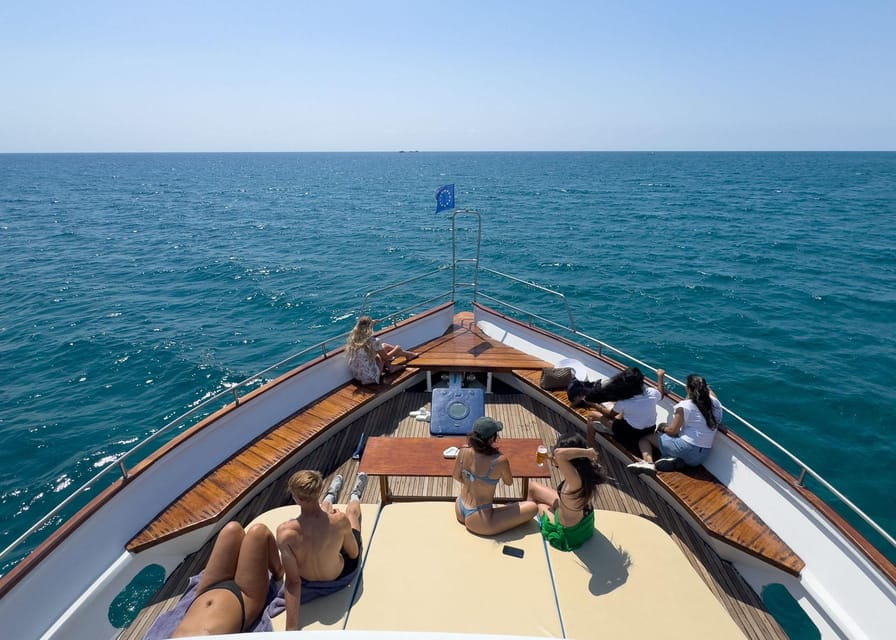 Larnaca: Glass-Bottom Boat Cruise With Fishing and BBQ Lunch - Fishing Stop