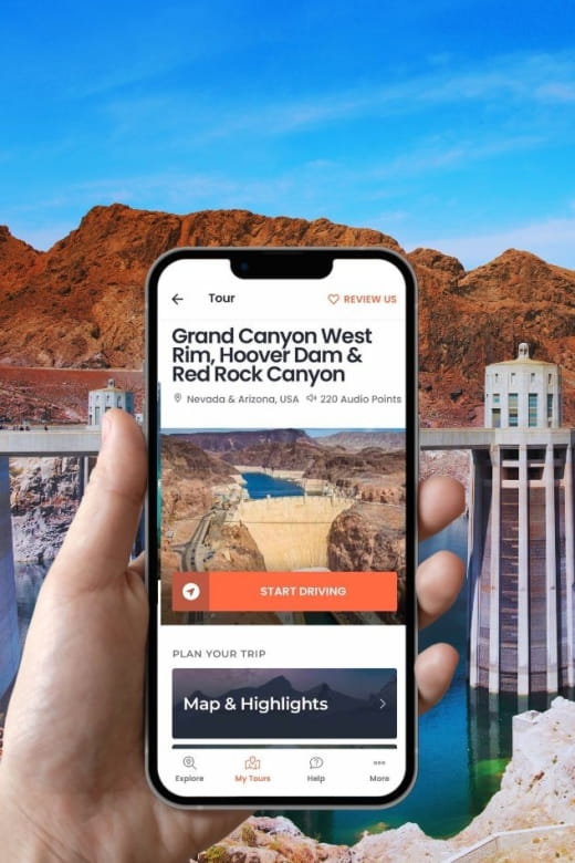 Las Vegas Day Trips: Self-Guided Audio Driving Tour - Grand Canyon West Rim
