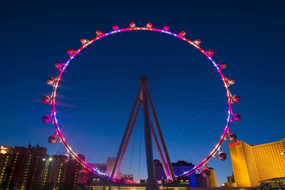 Las Vegas: High Roller Entry Ticket With In-Cabin Open Bar - Experience Highlights