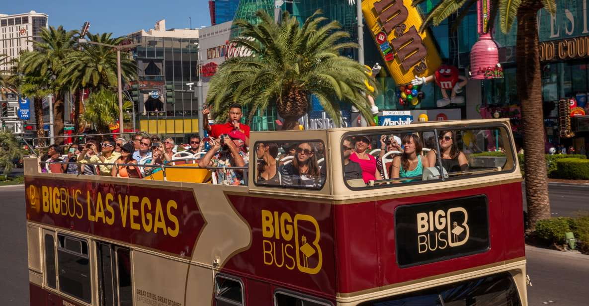 Las Vegas: Hop-on Hop-off Sightseeing Tour by Open-Top Bus - Inclusions