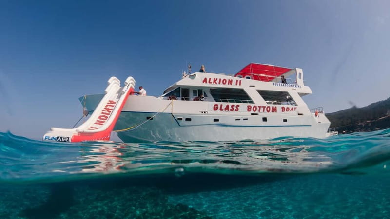 Latchi: Blue Lagoon Glass Bottom Boat Cruise with Drinks - The Scenic Sail: Views and Atmosphere