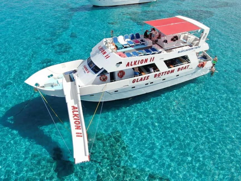 Latchi: Blue Lagoon Glass Bottom Boat Cruise with Drinks - Relaxing with Complimentary Drinks and Snacks