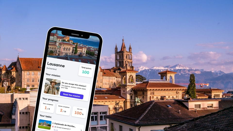 Lausanne: Exploration Game and City Tour on Your Phone - Interactive City-Discovery Activity