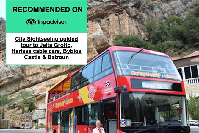 Lebanon Tour Jeita-Harissa & Byblos W/Pickup,Lunch,Entries +Guide - Activity Duration and Start Time