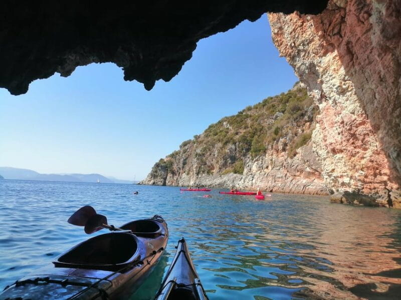 Lefkada: Blue Cave Kayak Tour with a Taste of Greece - Authentic Experiences and Unique Highlights