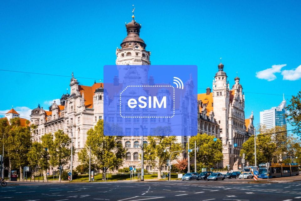 Leipzig: Germany/ Europe Esim Roaming Mobile Data Plan - Voice and SMS Services