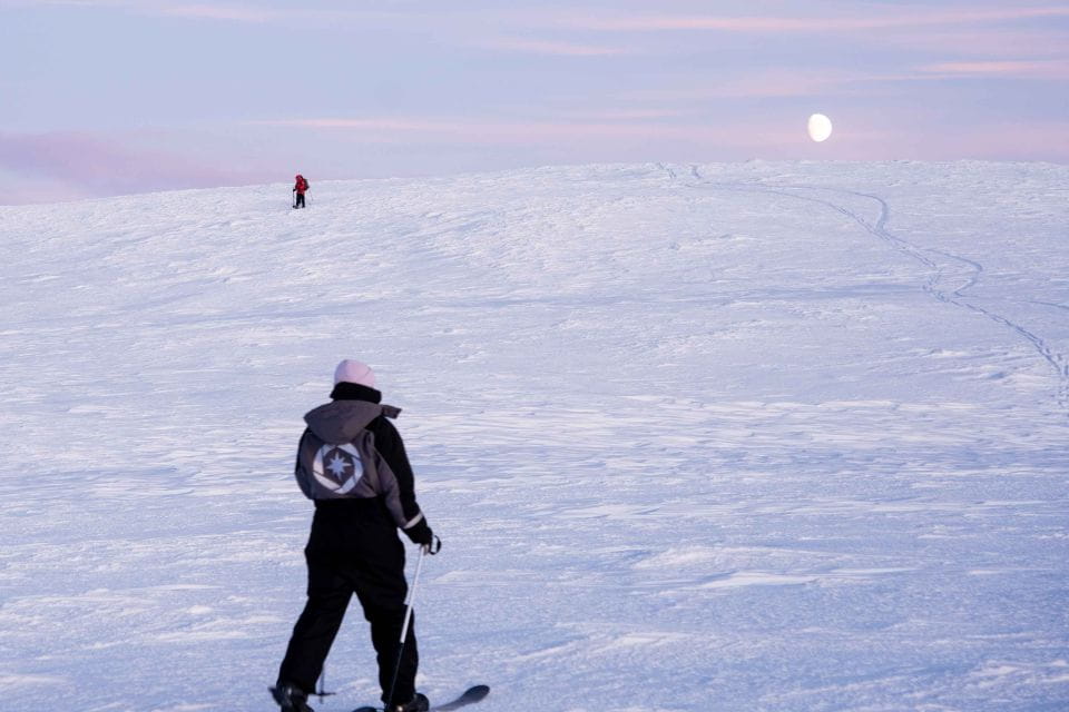 Levi: Backcountry Skiing Adventure - Exploring the Arctic Landscape