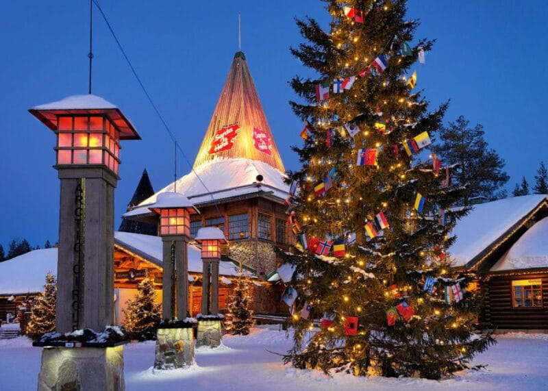 Levi: Day Trip to Santa Claus Village with Lunch - Entering the Land of Christmas Charm