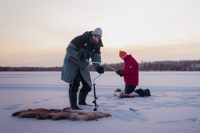 Levi Ice Fishing Experience in the Wild with Campfire Treats - Key Points / Takeaways