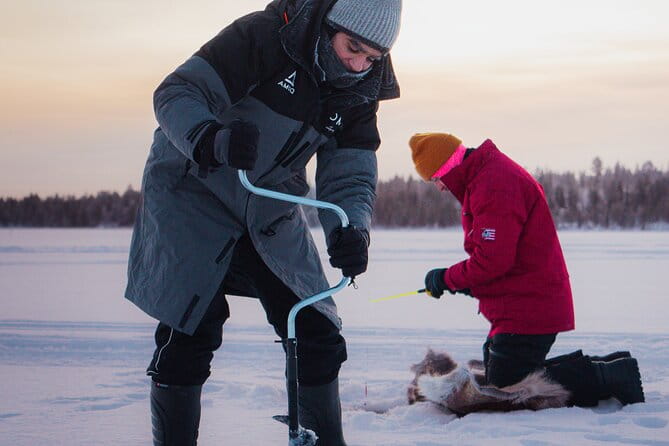 Levi Ice Fishing Experience in the Wild with Campfire Treats - Entering the Wilderness: A Scenic 35-Minute Drive from Levi