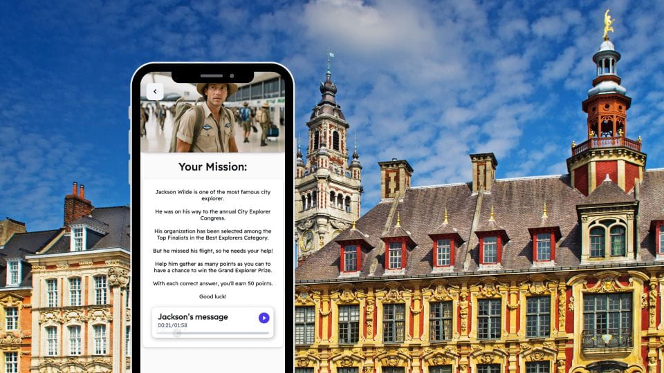 Lille: City Exploration Game and Tour on Your Phone - Gameplay Details
