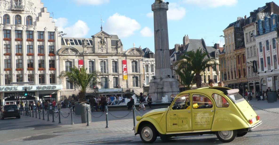 Lille Driving Tour by Convertible Citroen 2CV - Discover Lilles Architectural Highlights