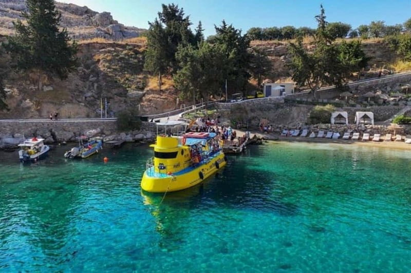 Lindos: 3Hour Hippo Submarine with Swim Stop at Navarone Bay - Exploring Lindos from the Water: The Semi-Submarine Experience