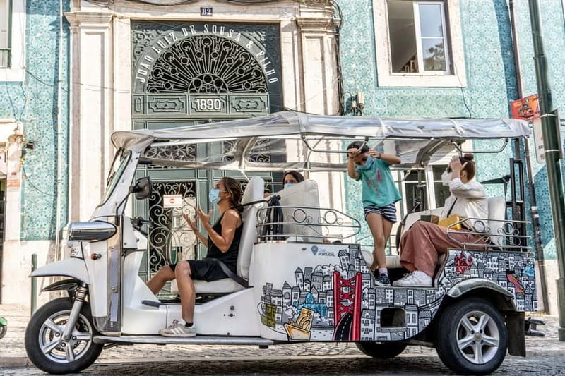 Lisbon: Food Tasting Tour by Tuk Tuk with 2 Stops - Scenic Drive Through Lisbon’s Old Neighborhoods