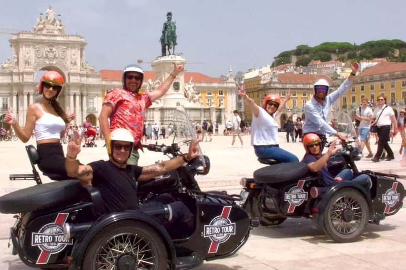Lisbon : Historic Motorcycle Side-car Tour 1H - Key points / Takeaways
