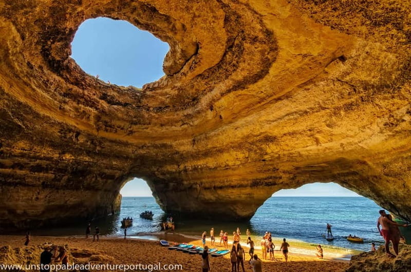 Lisbon:Private tour to Algarve, Benagil, Portimao, Lagos - Leisure Time at Praia da Marina and Praia da Rocha