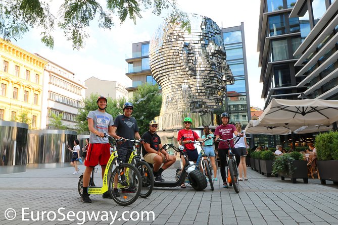 Live Guided 120 Min Electric Trike & E-Scooter Tour of Prague - Meeting Point and Logistics