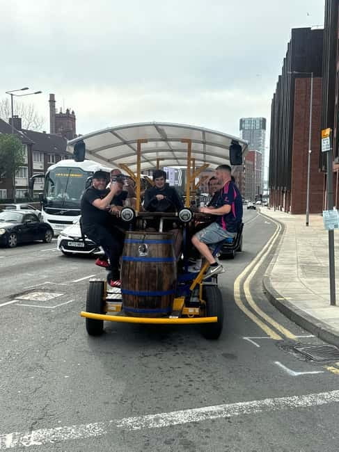 LIVERPOOL BEER BIKE WITH BEER INCLUDED - Key points / Takeaways