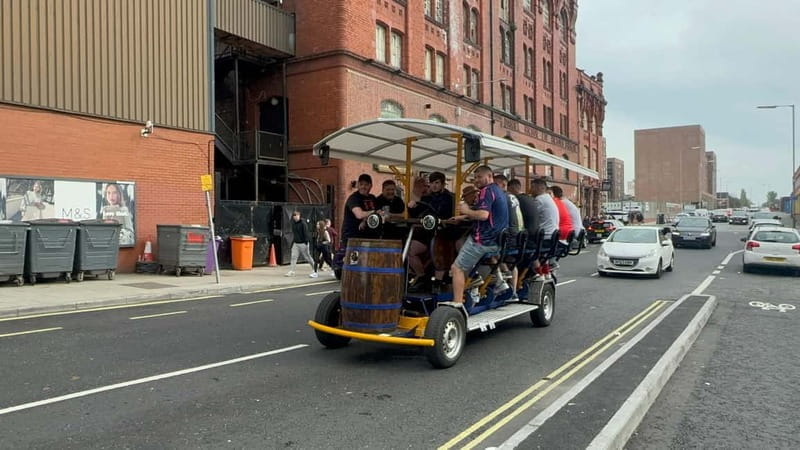 LIVERPOOL BEER BIKE WITH BEER INCLUDED - FAQ