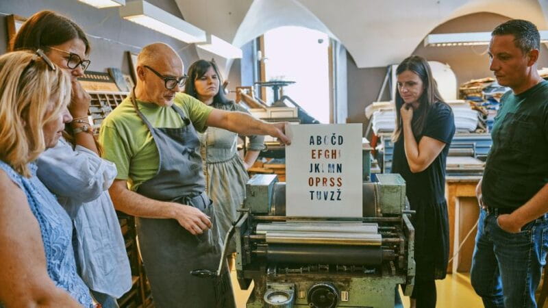 Ljubljana: Print a Poster in an Old Print Shop - Key Points / Takeaways