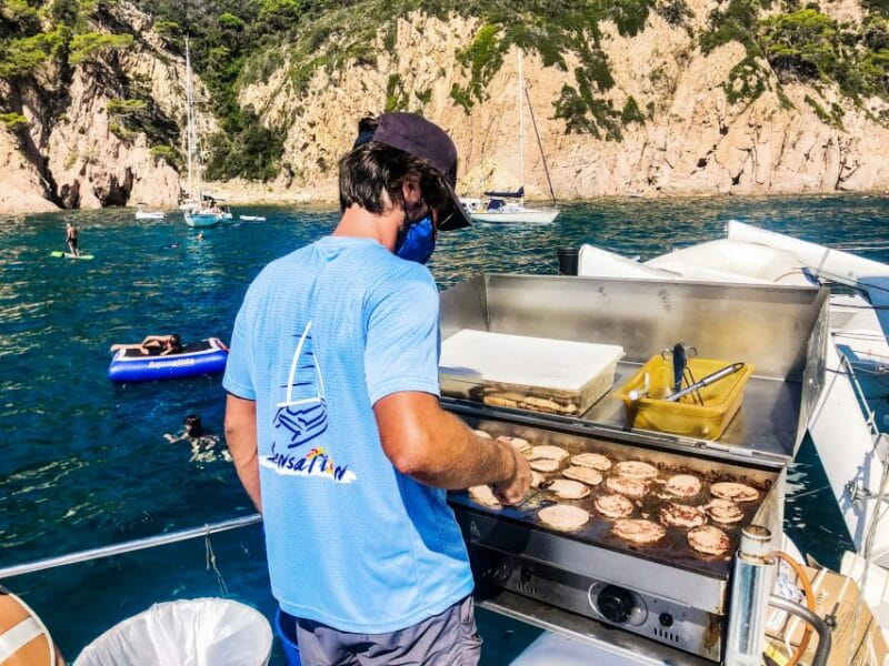 Lloret de Mar: Catamaran Sailing Cruise with BBQ and Drinks - FAQs